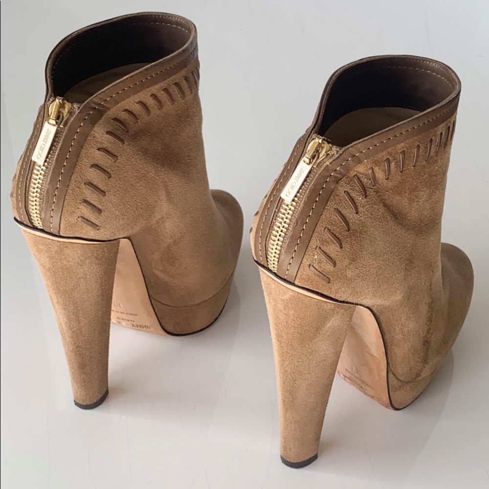 Jimmy Choo, Evans Suede Ankle Boots/Booties - Picture 4 of 11